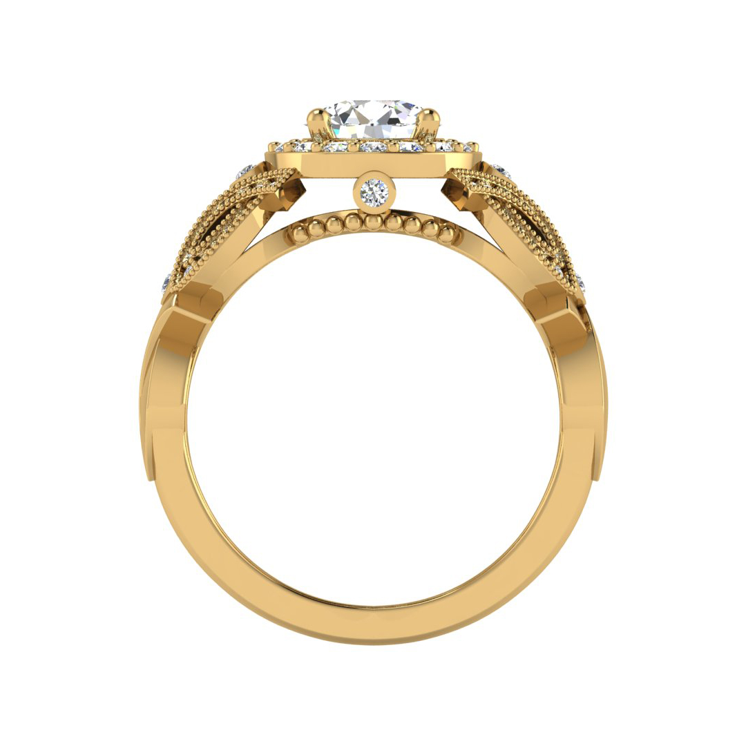 Giselle Halo Engagement Ring